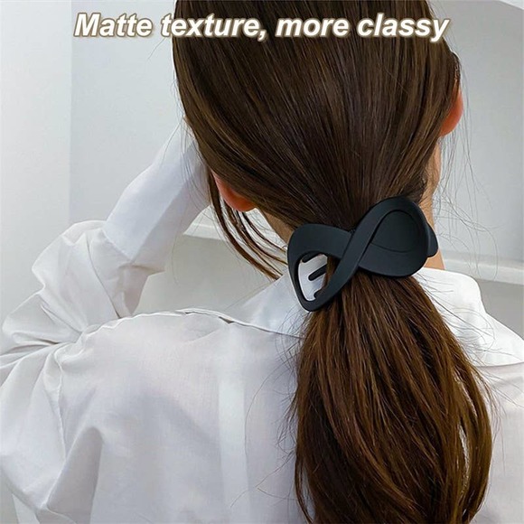 4Pcs French Hair Clips Non-Slip Strong Grip Wide Teeth Matte Barrette for Women - Picture 4 of 7